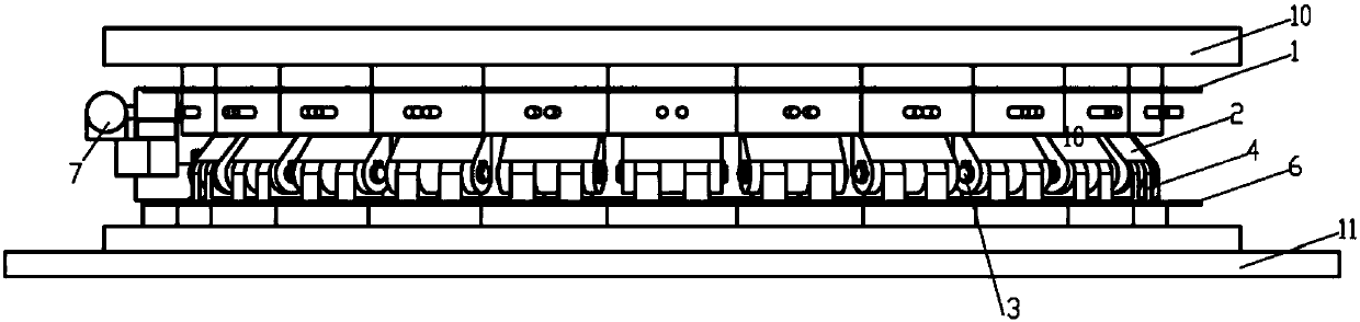 Hook type connecting and unlocking device