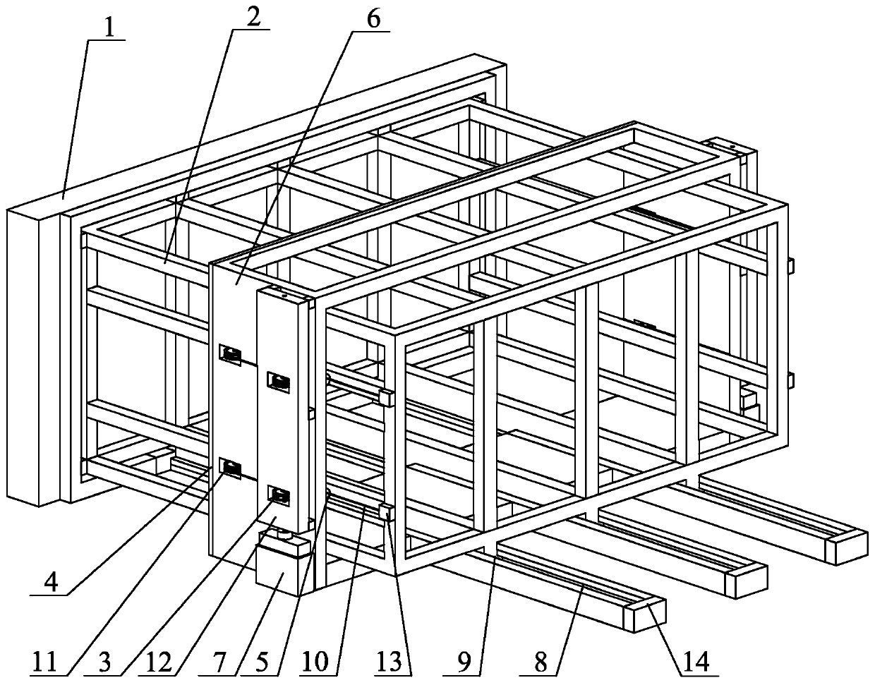 Anti-collision device applied to periphery of ice and snow sports building competition field