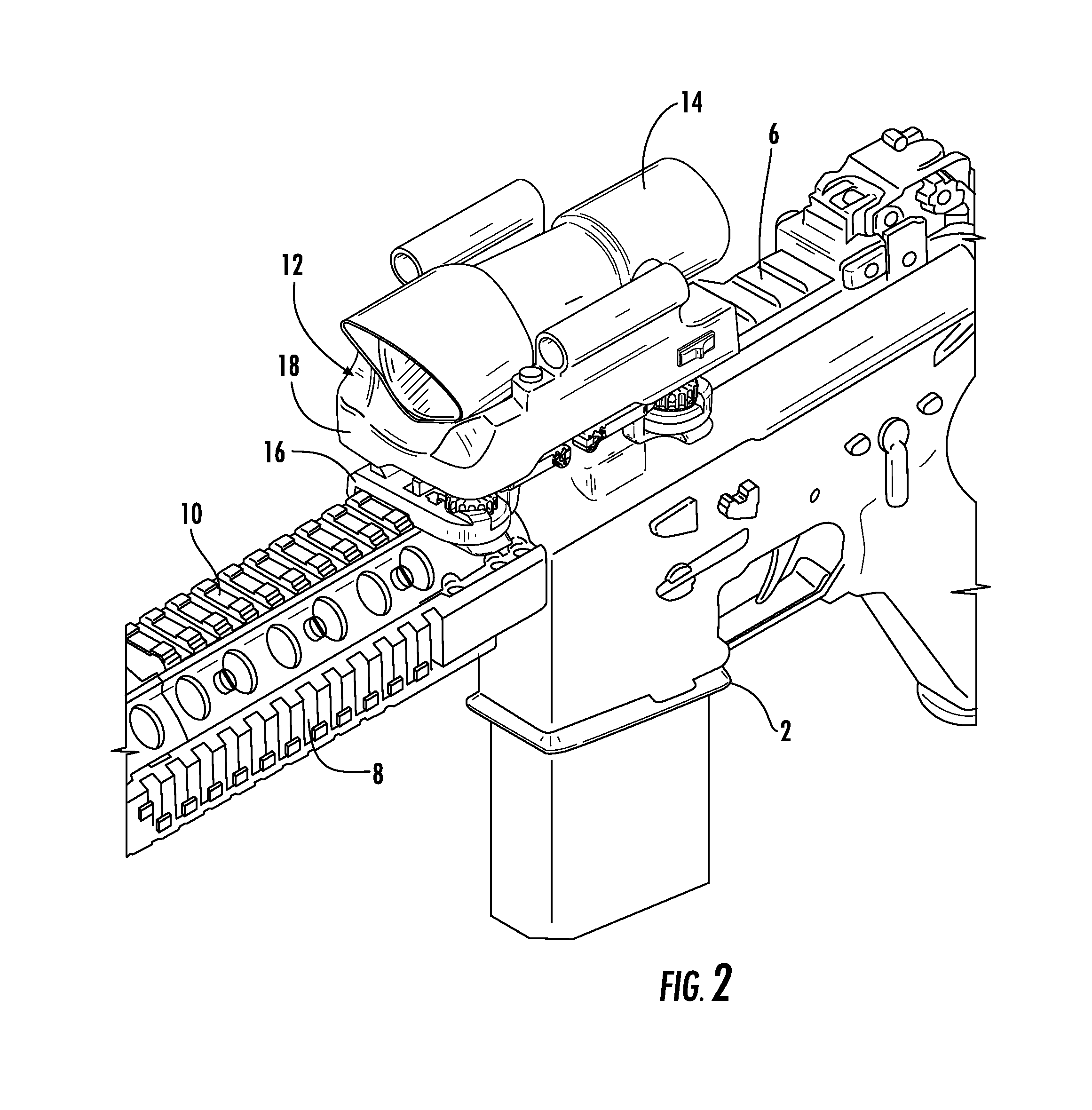 Accessory module with integrated electronic devices