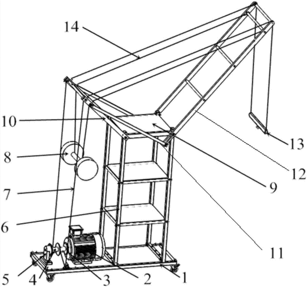 Household multifunctional ladder hanging device