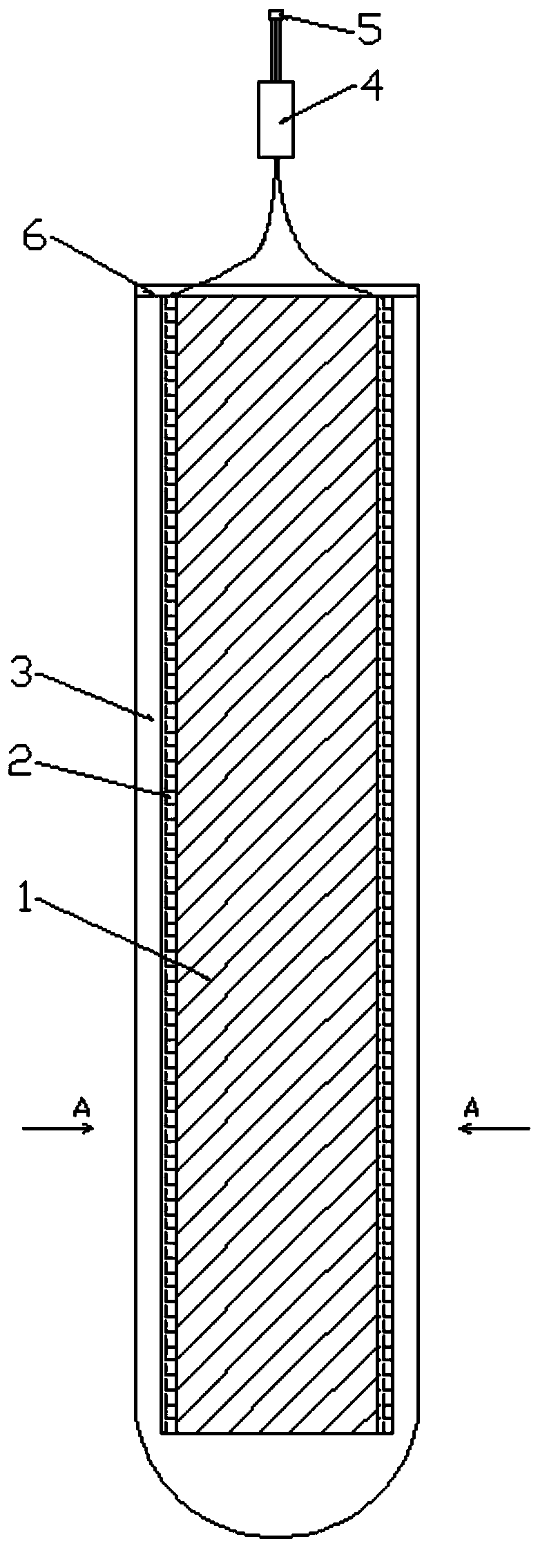 Far-infrared graphene heating rod for gynecology department