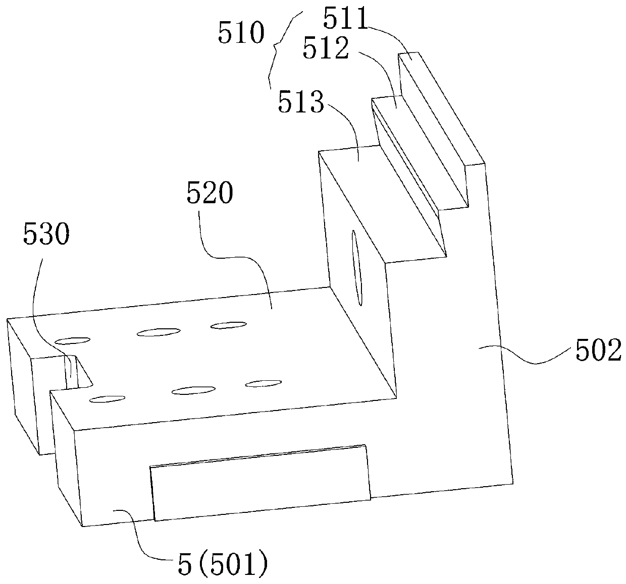 Novel connector terminal composite molding structure and molding method