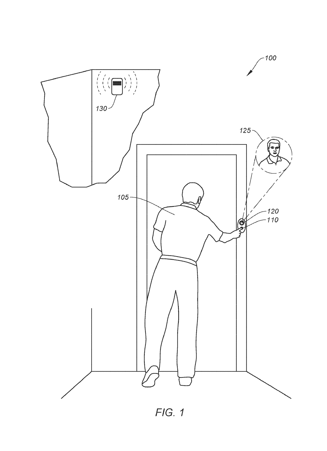 Doorbell system with pulse-driven boost rectifier