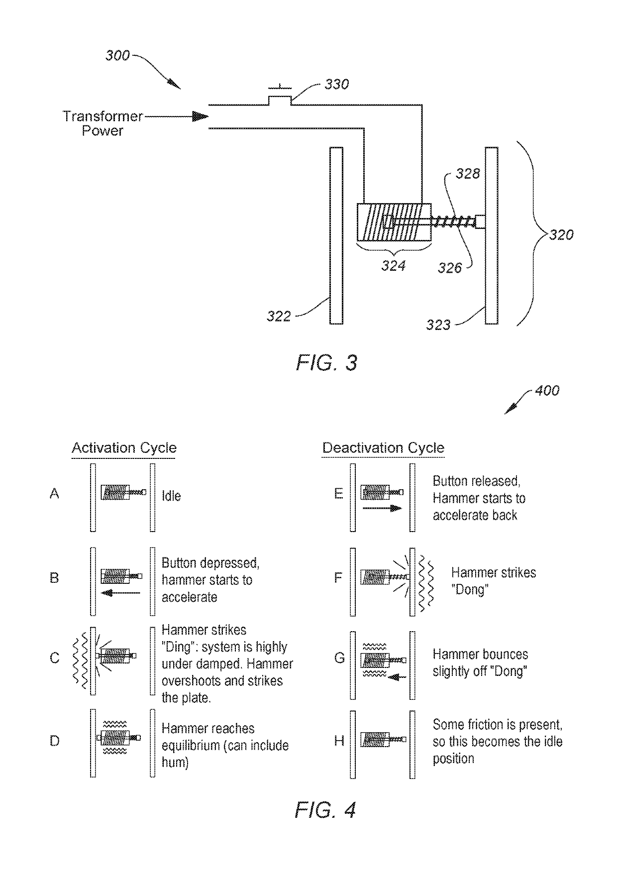 Doorbell system with pulse-driven boost rectifier