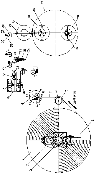 Constant-speed winding type winding needle combination mechanism