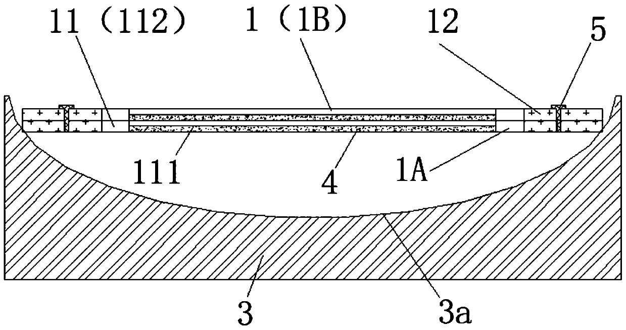 Economical creep aging forming method of large thin-wall component