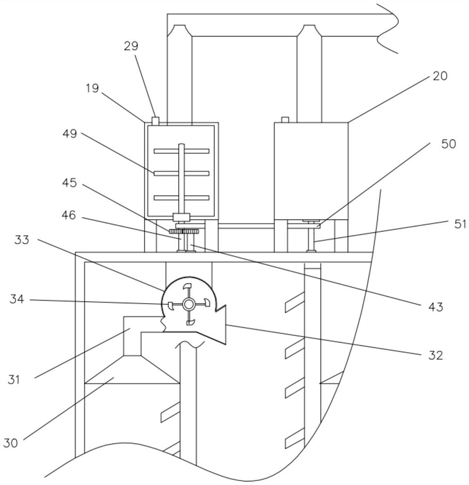 Movable deodorization device for breeding waste gas