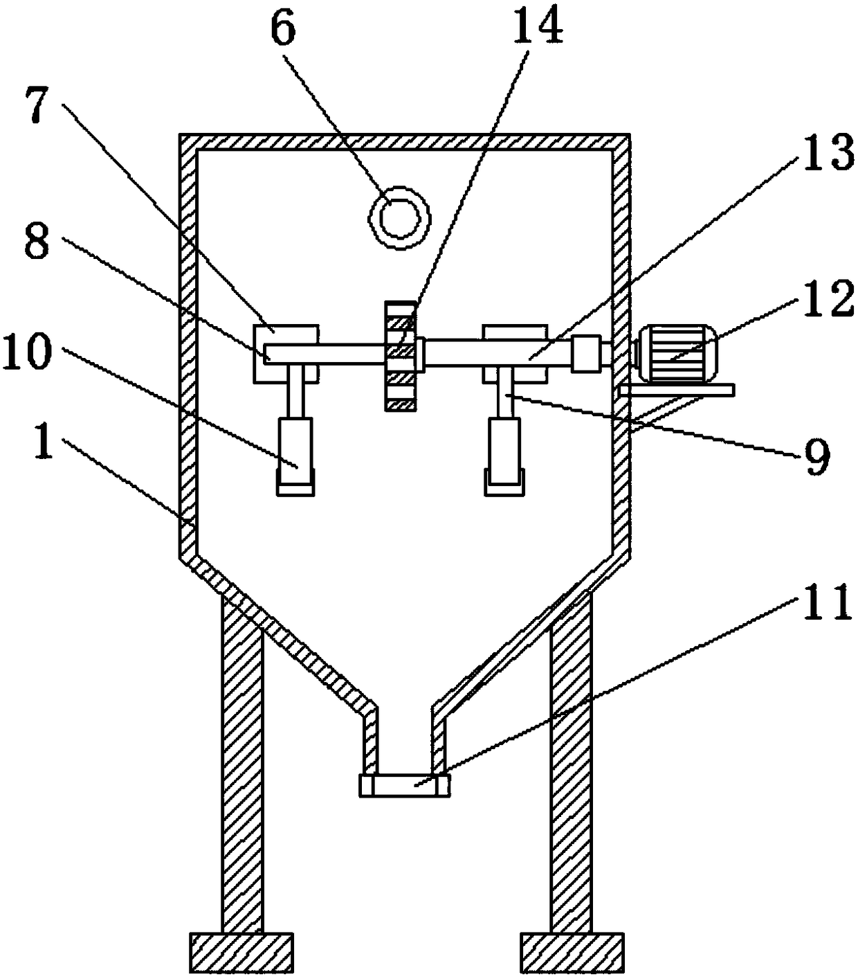 Device for recovering dust in industrial pollution gas