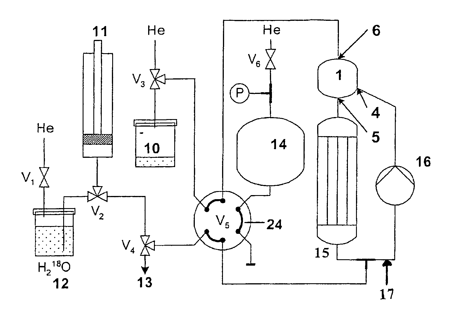 Device and method for producing radioisotopes