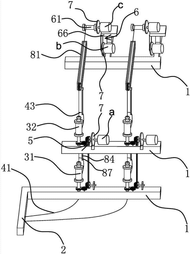 Yarn covering machine with winding mechanism