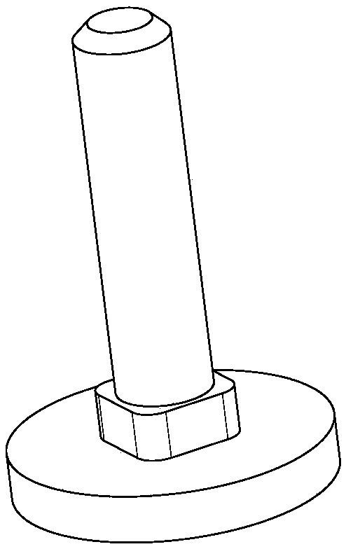 Engine room test equipment rack fixing adapter structure