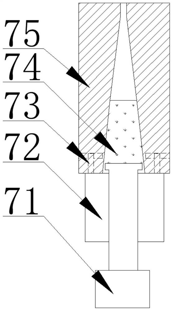 Fluorine-containing plastic-coated guide rail mechanism