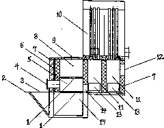 Brick-built furnace-type biomass hot-water boiler