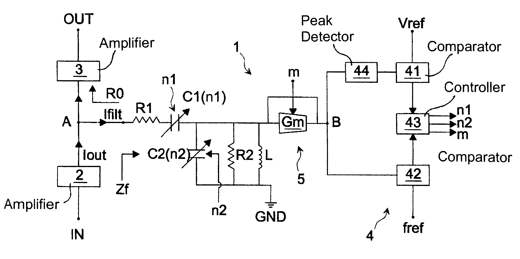 Notch filter and apparatus for receiving and transmitting radio-frequency signals incorporating same