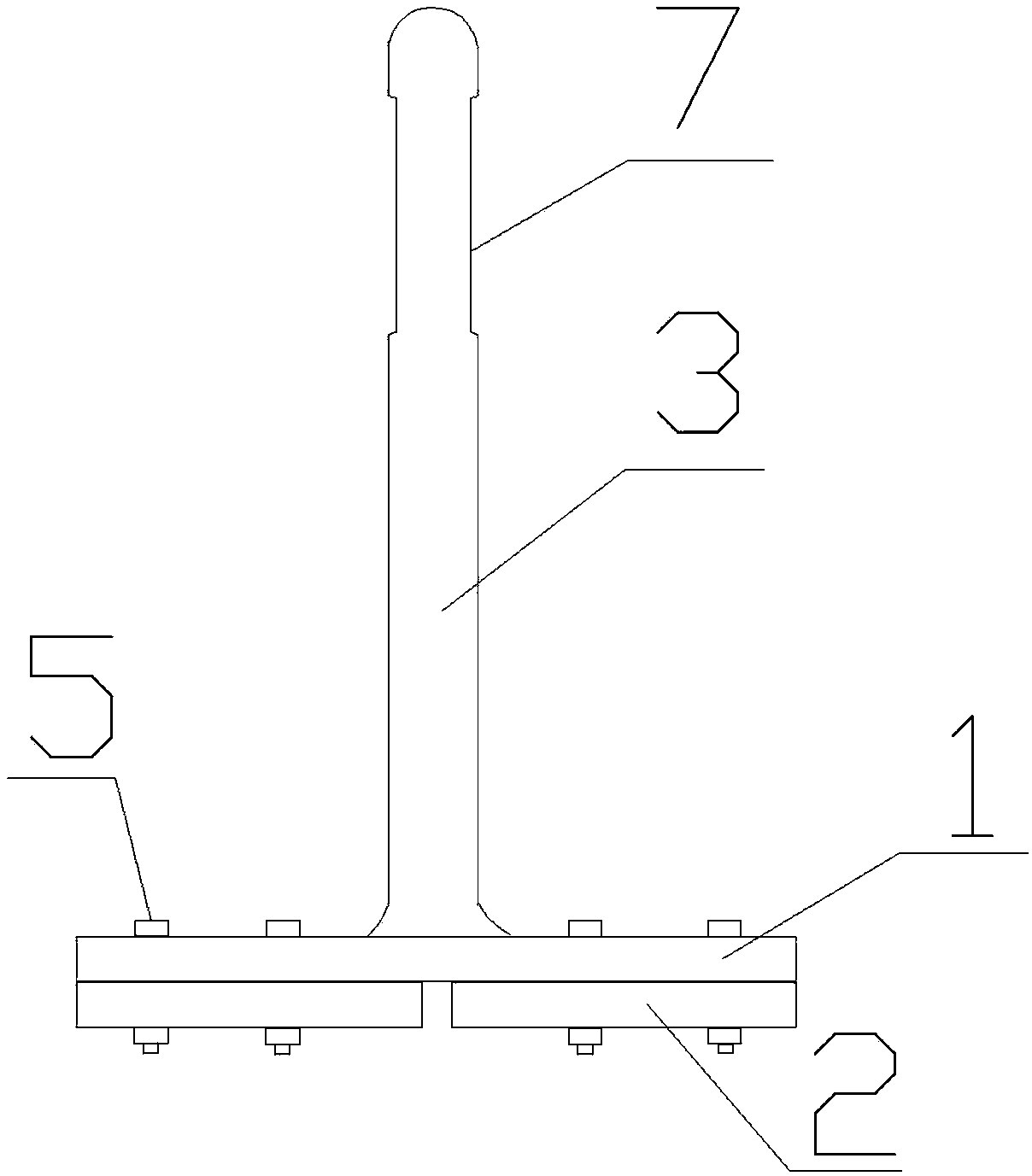 Short-circuit ground wire suspension device