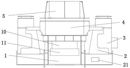 Sand making shaper and sand making method