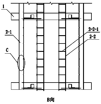 Box girder casting method and forming die frame for box girder steel reinforcement framework