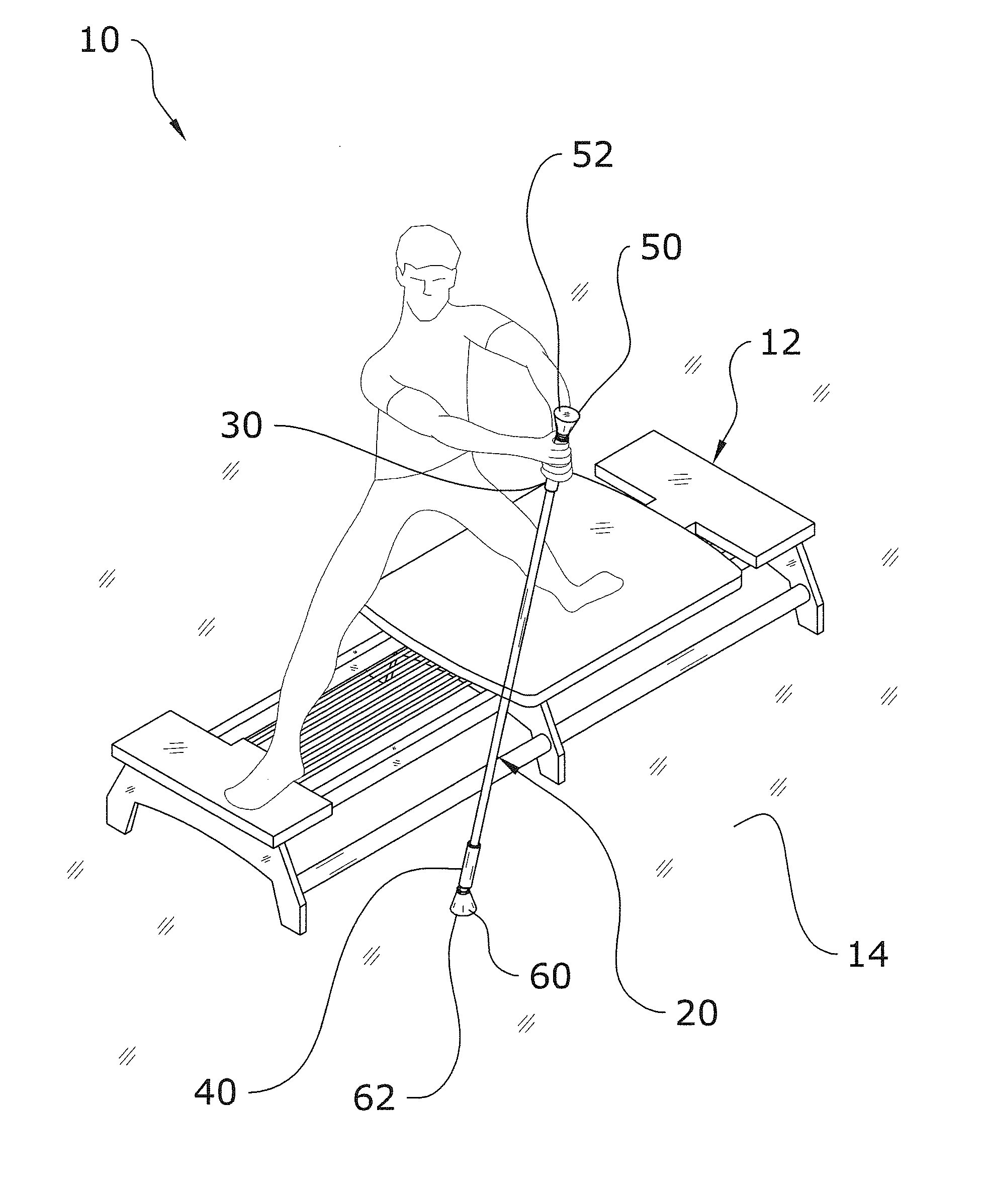 Self-Standing Weighted Pole System