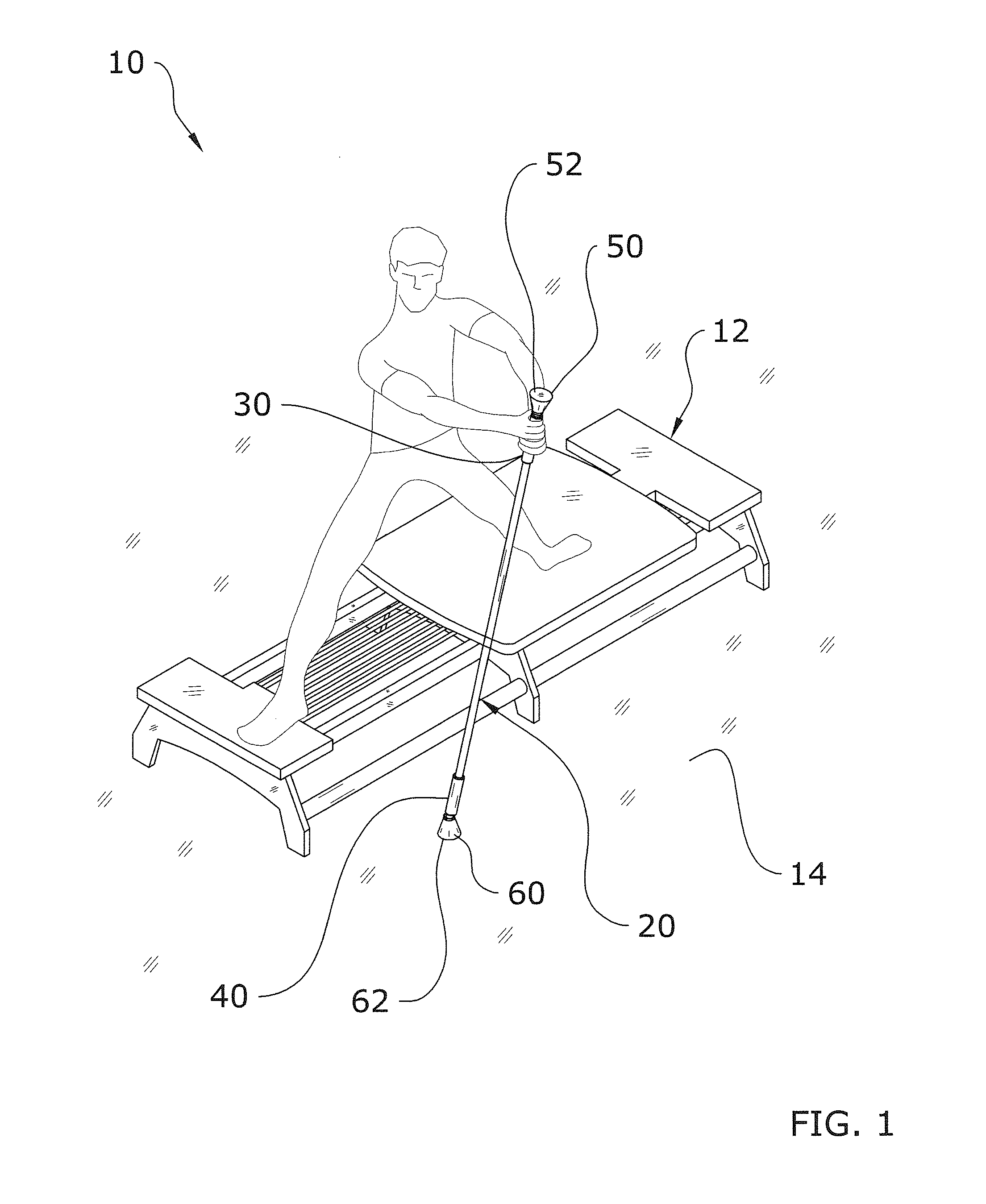 Self-Standing Weighted Pole System