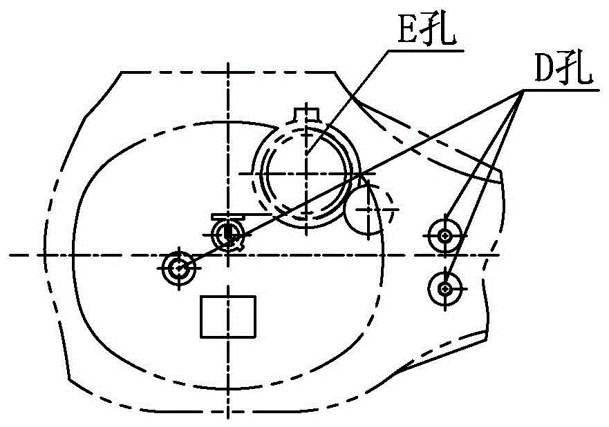 A clamping and fixing device for processing heavy truck axle housings