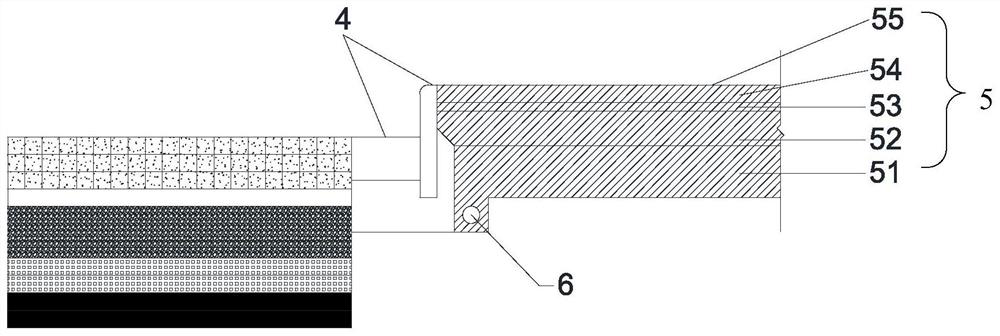 Fiber implanted permeable pavement structure