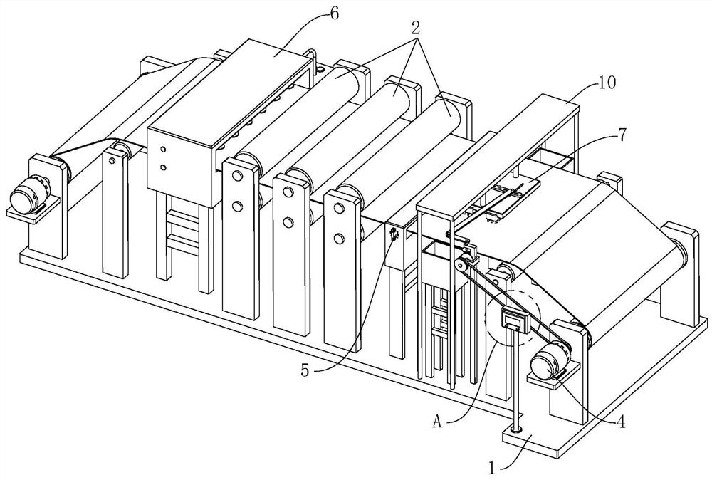 Working method of protective guide device for steel strip cold rolling