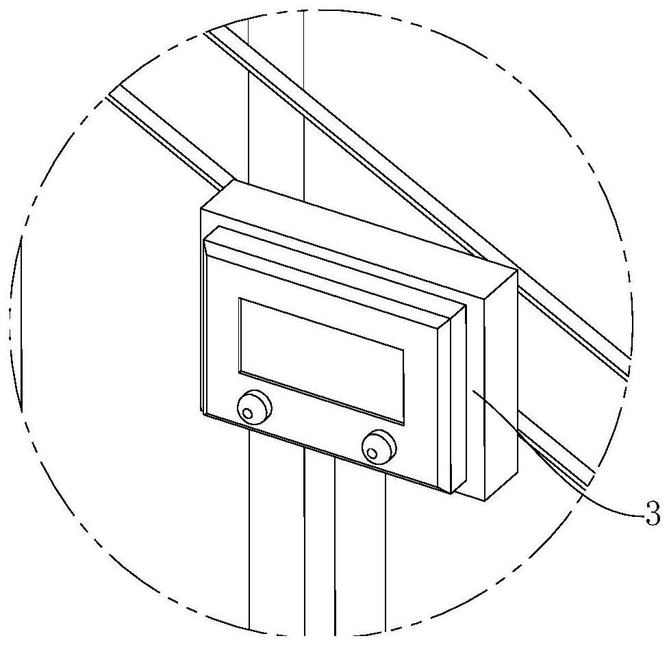 Working method of protective guide device for steel strip cold rolling