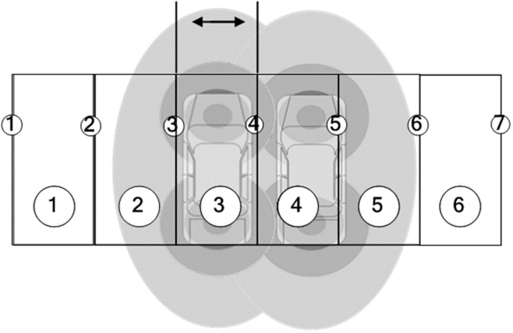 Parking space geographic information collection and parking space detection method based on roadside packing lot