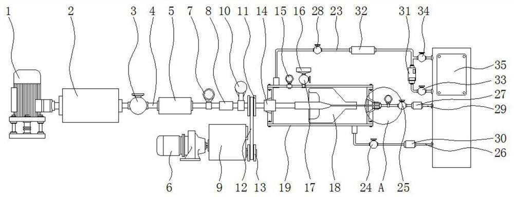 A horizontal directional drilling reaming gas reverse circulation simulation experimental device and experimental method