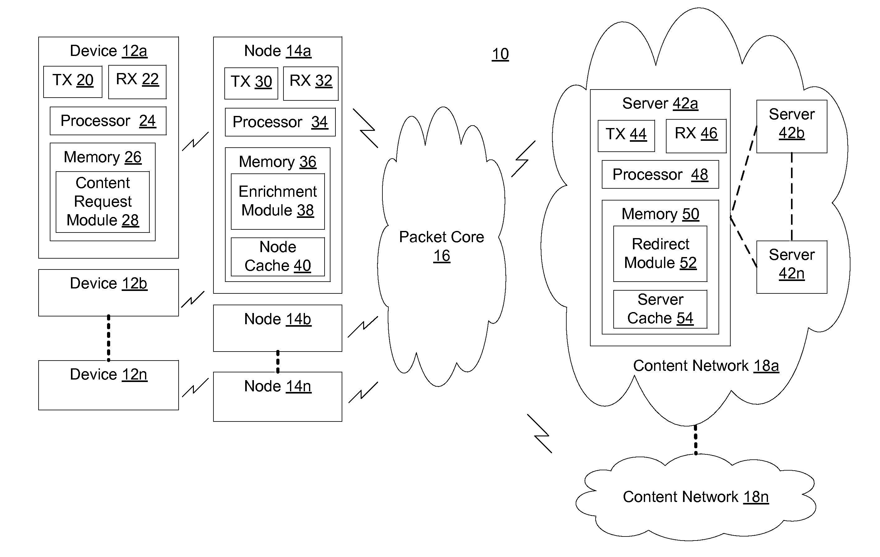 Precise geolocation for content caching in evolved packet core networks