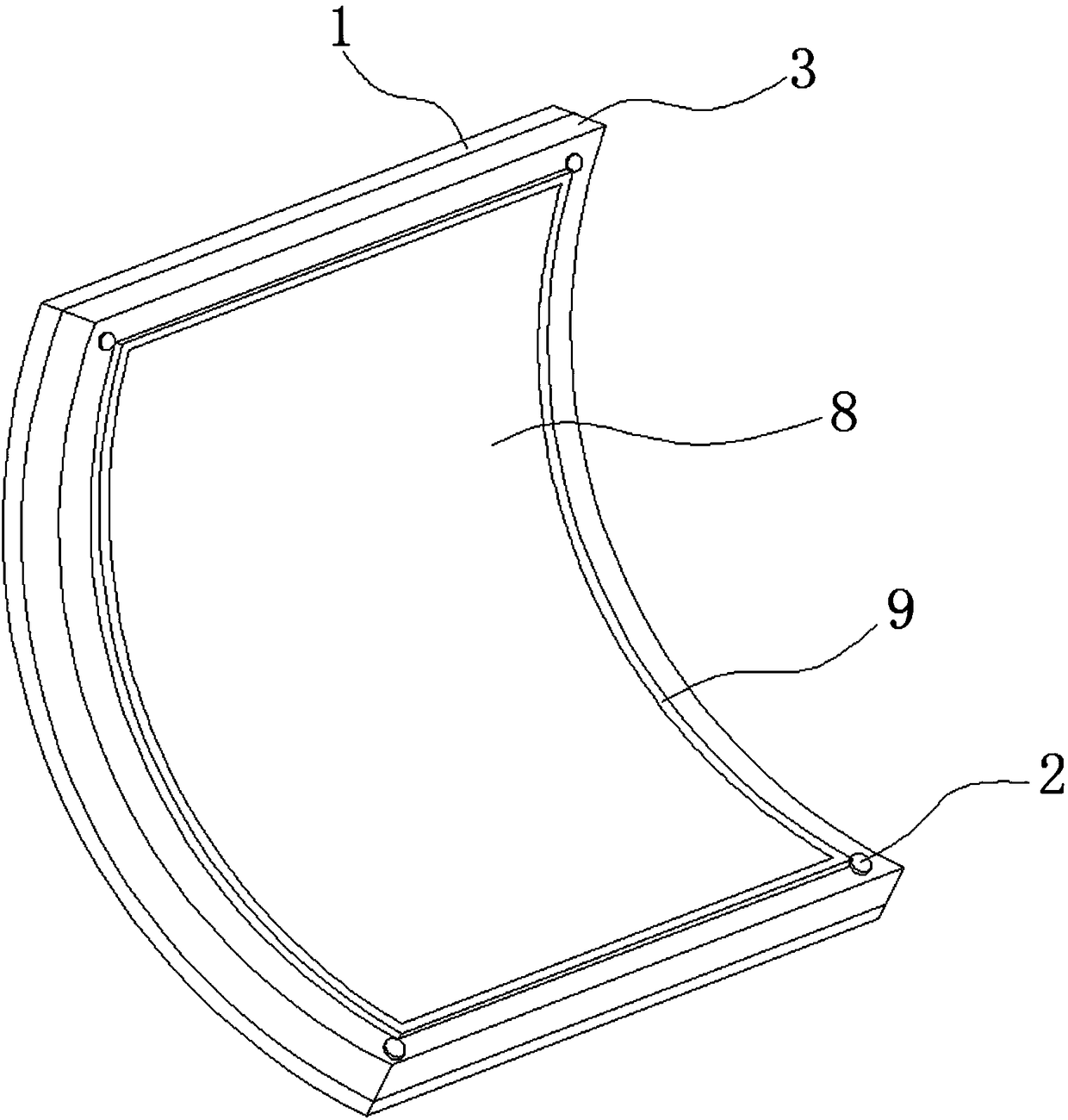 Green and environmentally friendly flexible solar panel