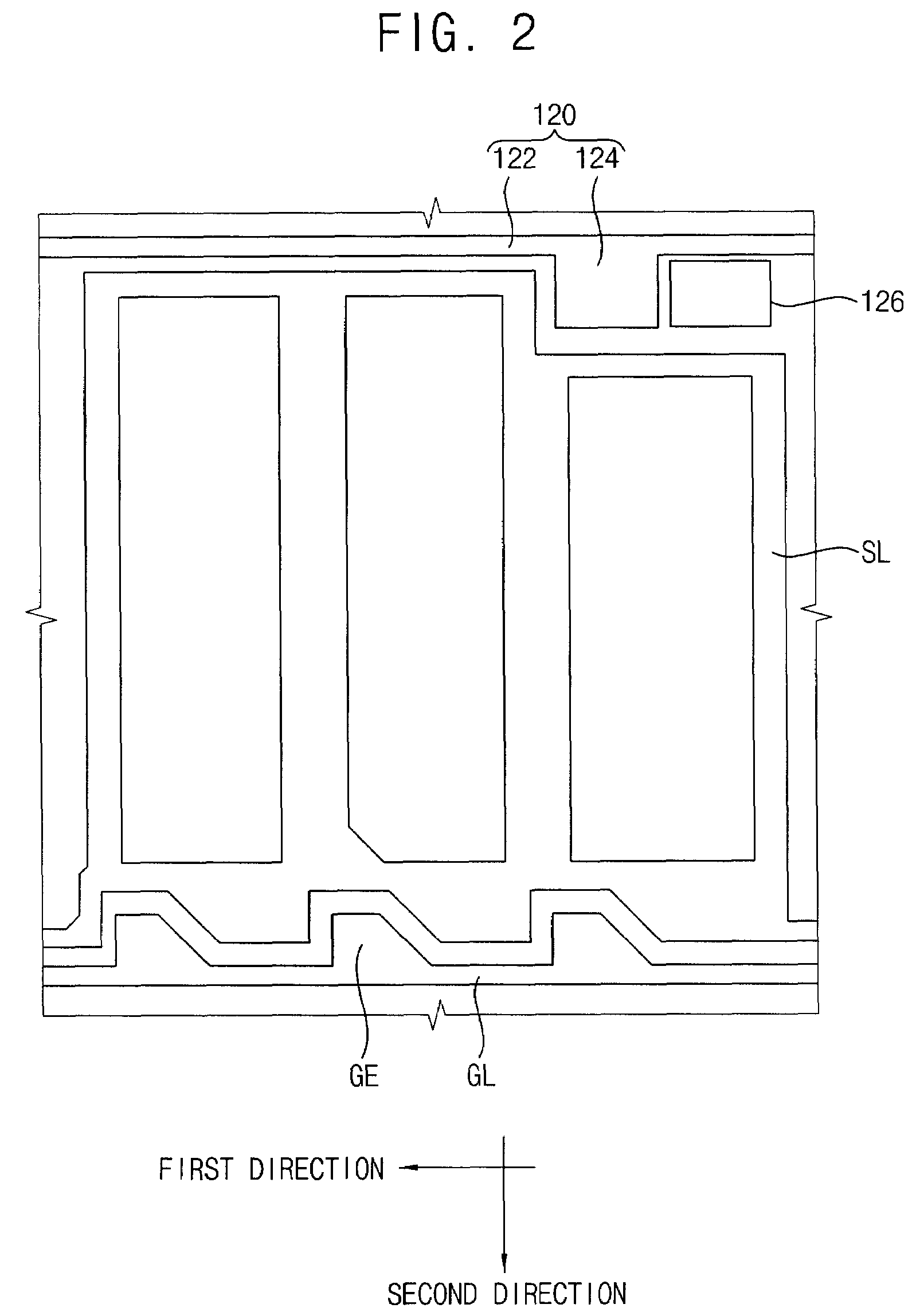 Array substrate and display panel having the same with particular sensor electrodes