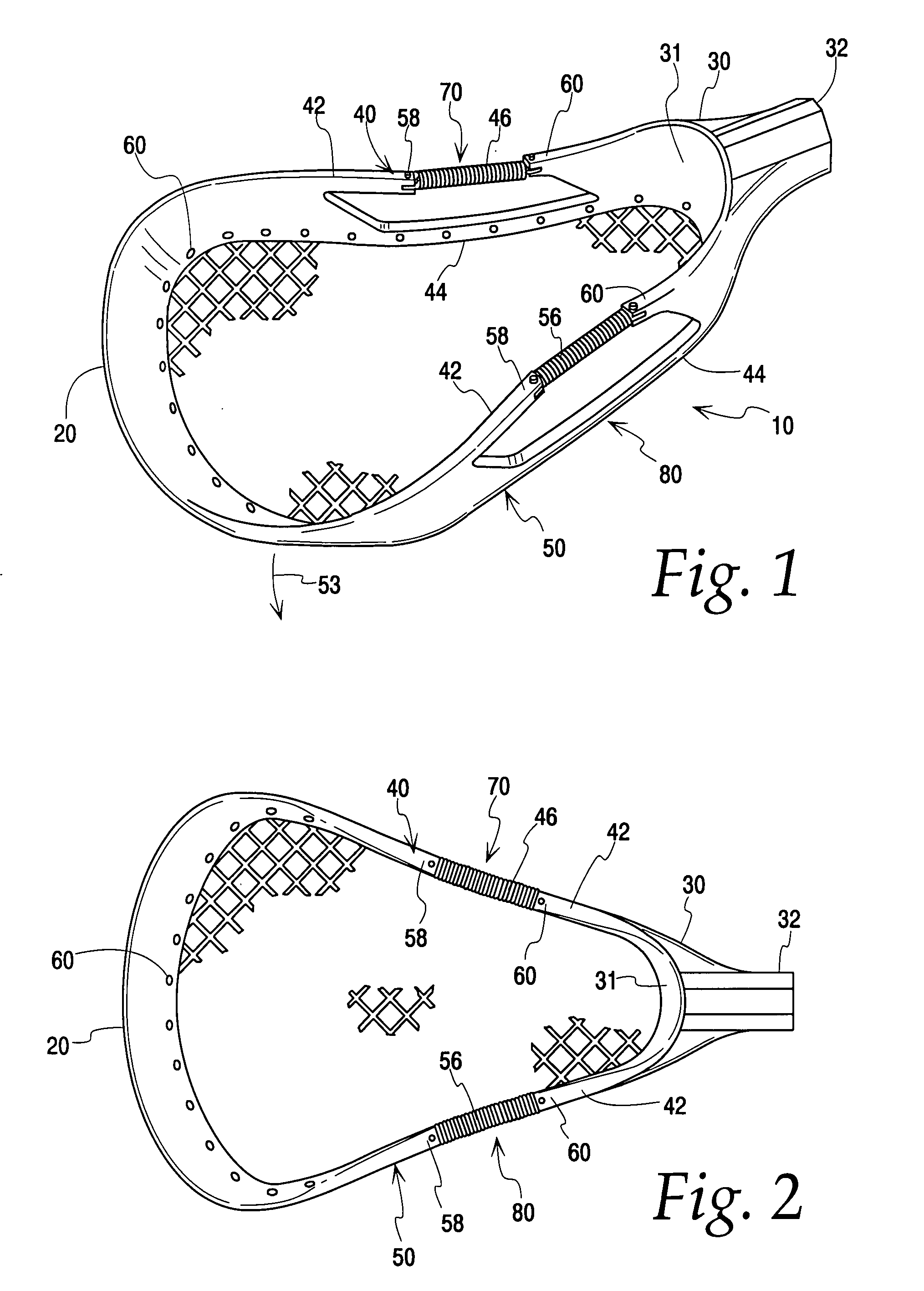 Ball catching and delivery frame with variable flex sidewalls