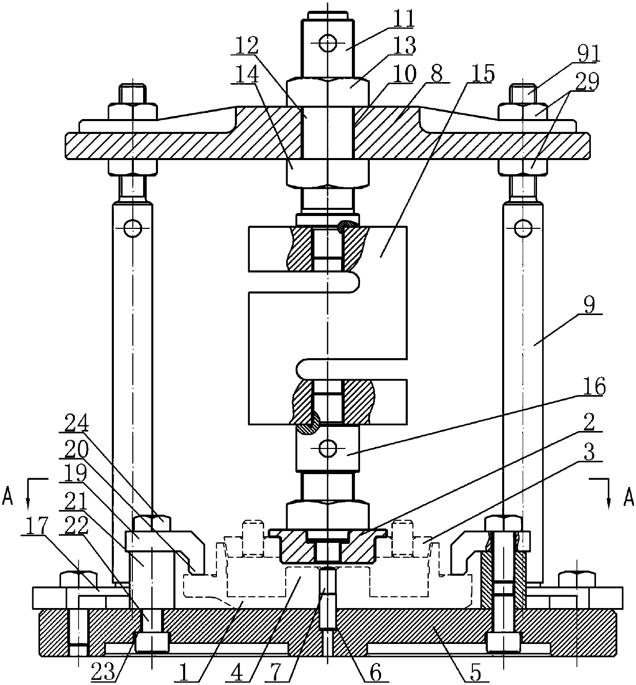 Electromagnet attraction detecting device