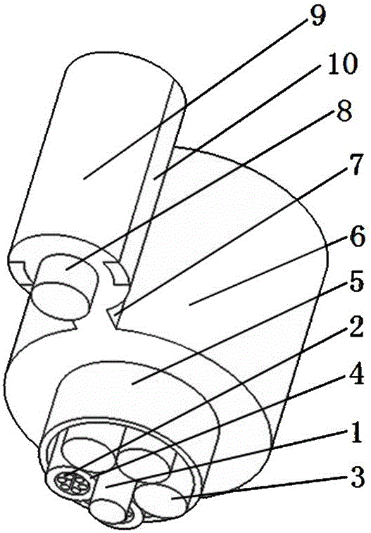 Communication optical cable with marking strips