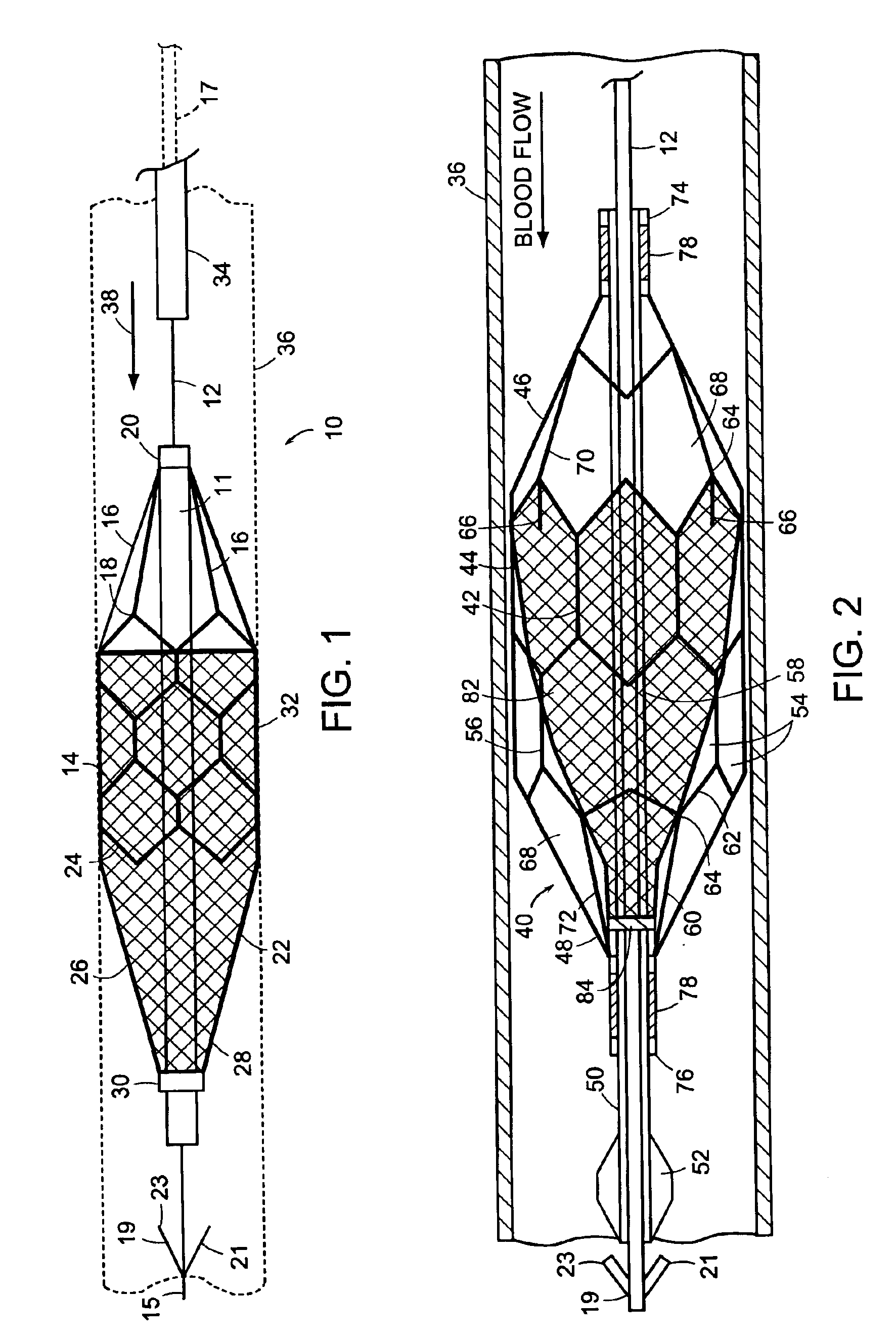 Guidewire for a free standing intervascular device having an integral stop mechanism