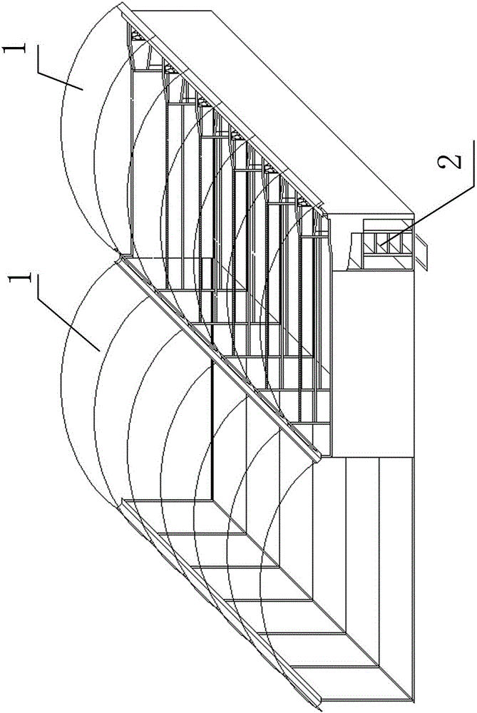 Tobacco leaf curing room modulation equipment and flue-cured tobacco nursery facilities share the greenhouse comprehensive system