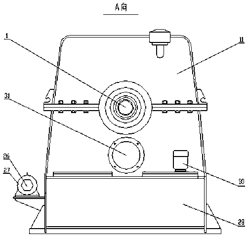 Flexible start speed adjusting device capable of realizing belt-type conveyor on-load power isolation