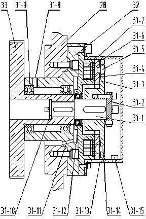 Flexible start speed adjusting device capable of realizing belt-type conveyor on-load power isolation