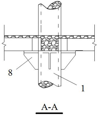 Steel pipe reactive powder concrete column-flat beam-shear wall structure system