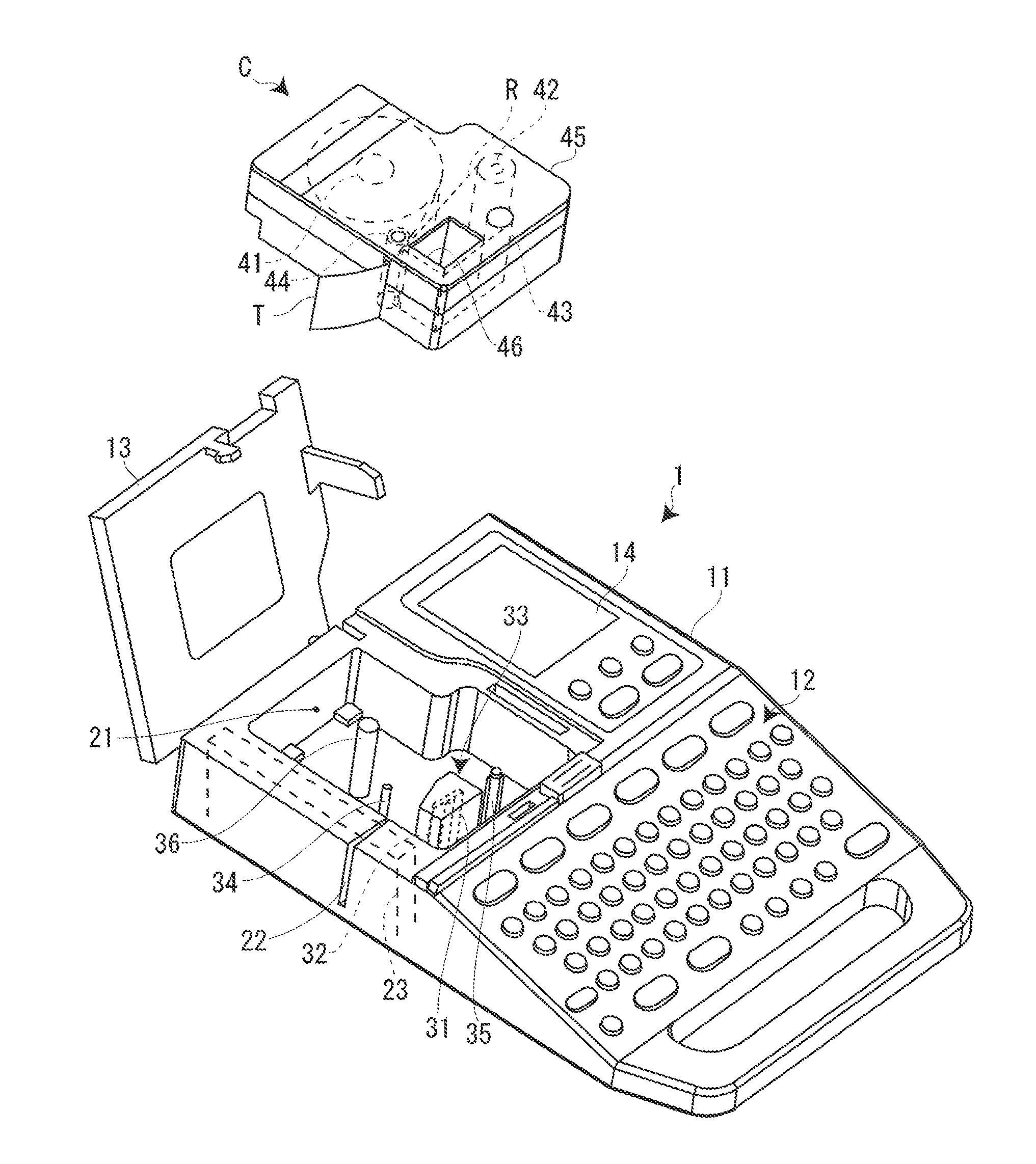 Print medium, printing device, and printing method for printing device