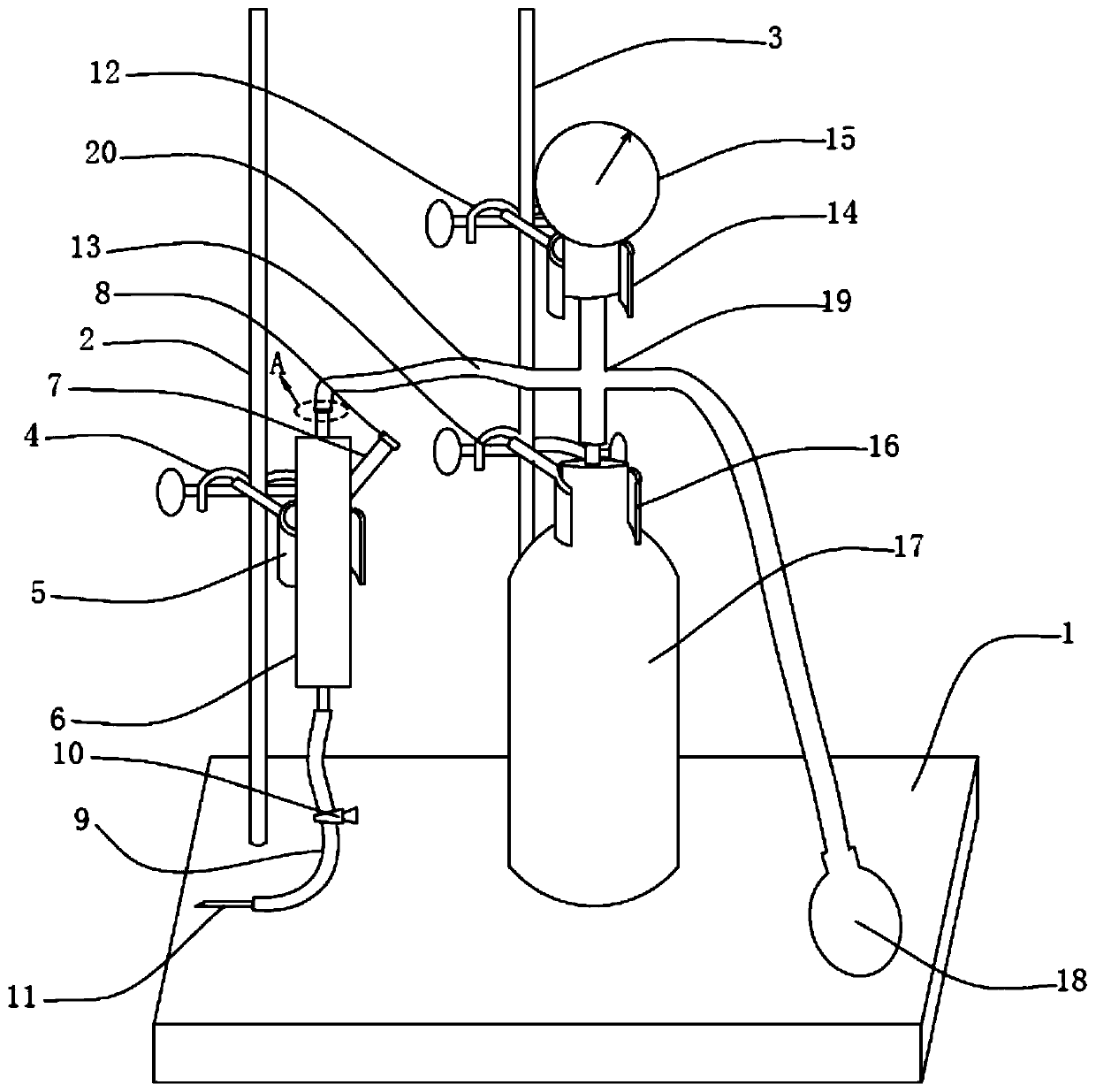 Angiography liquid, injection device and application of angiography liquid