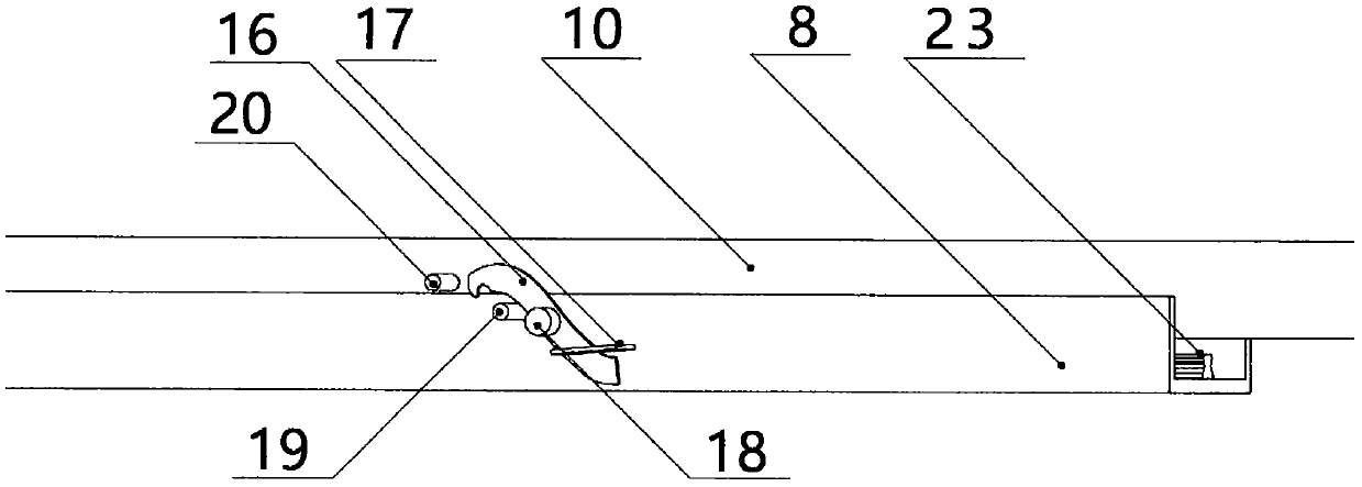 A device for parking electric vehicles on the lower floor and parking bicycles on the upper floor