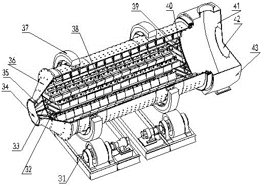 Mechanism natural sand gradation adjustment machine and production method of natural sand