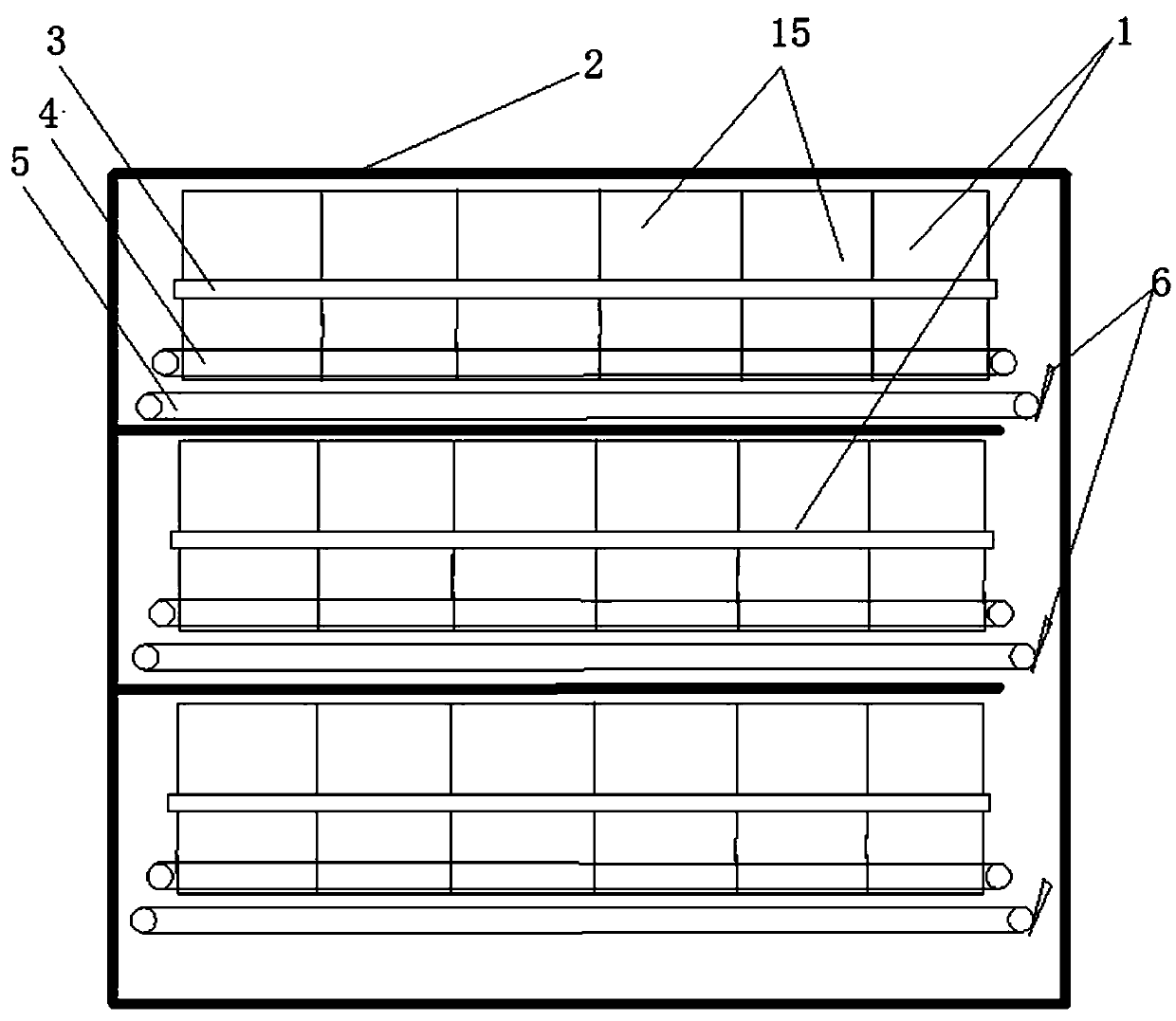 Layered duck breeding method