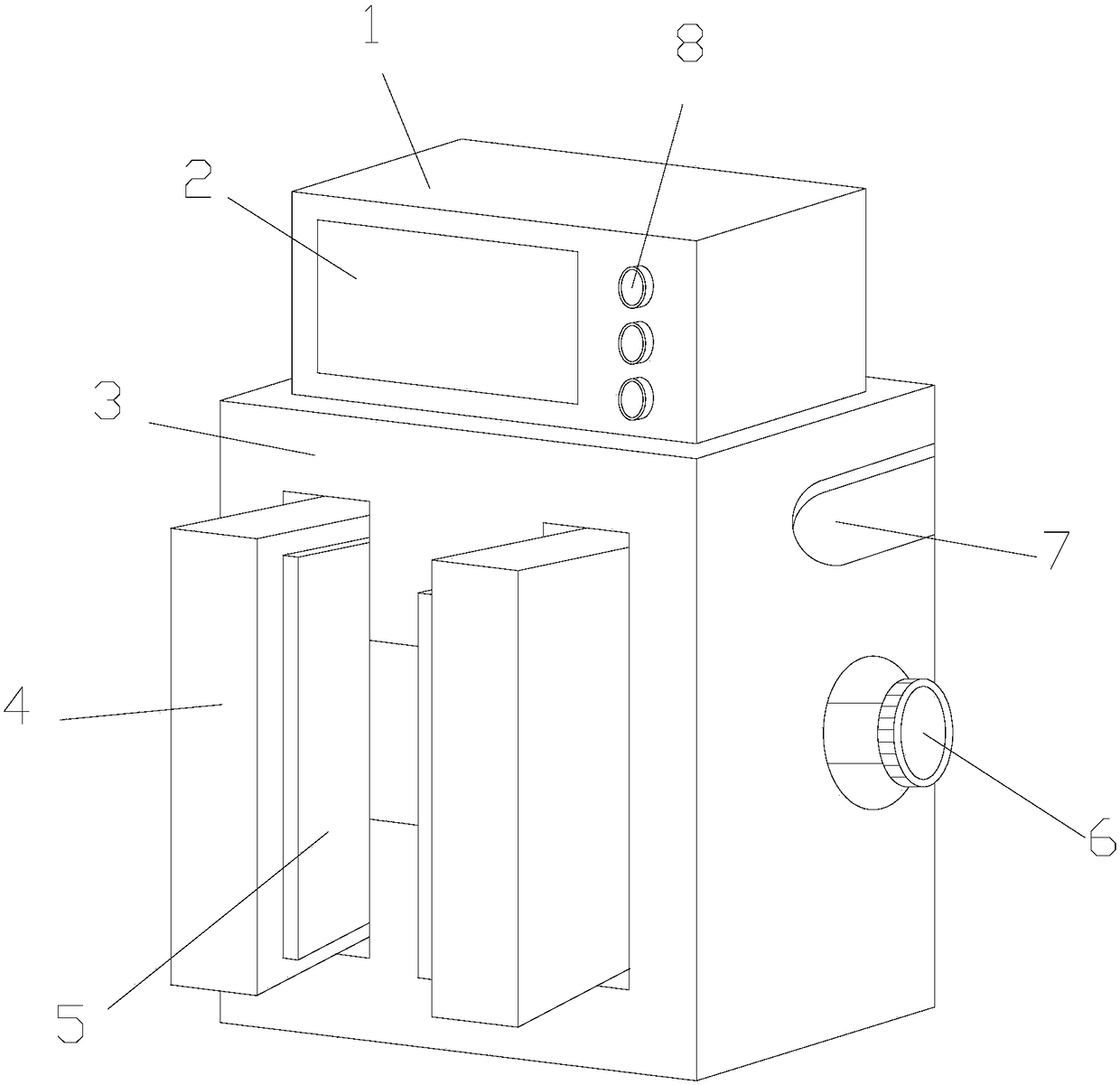 Aluminum alloy door quality detection device