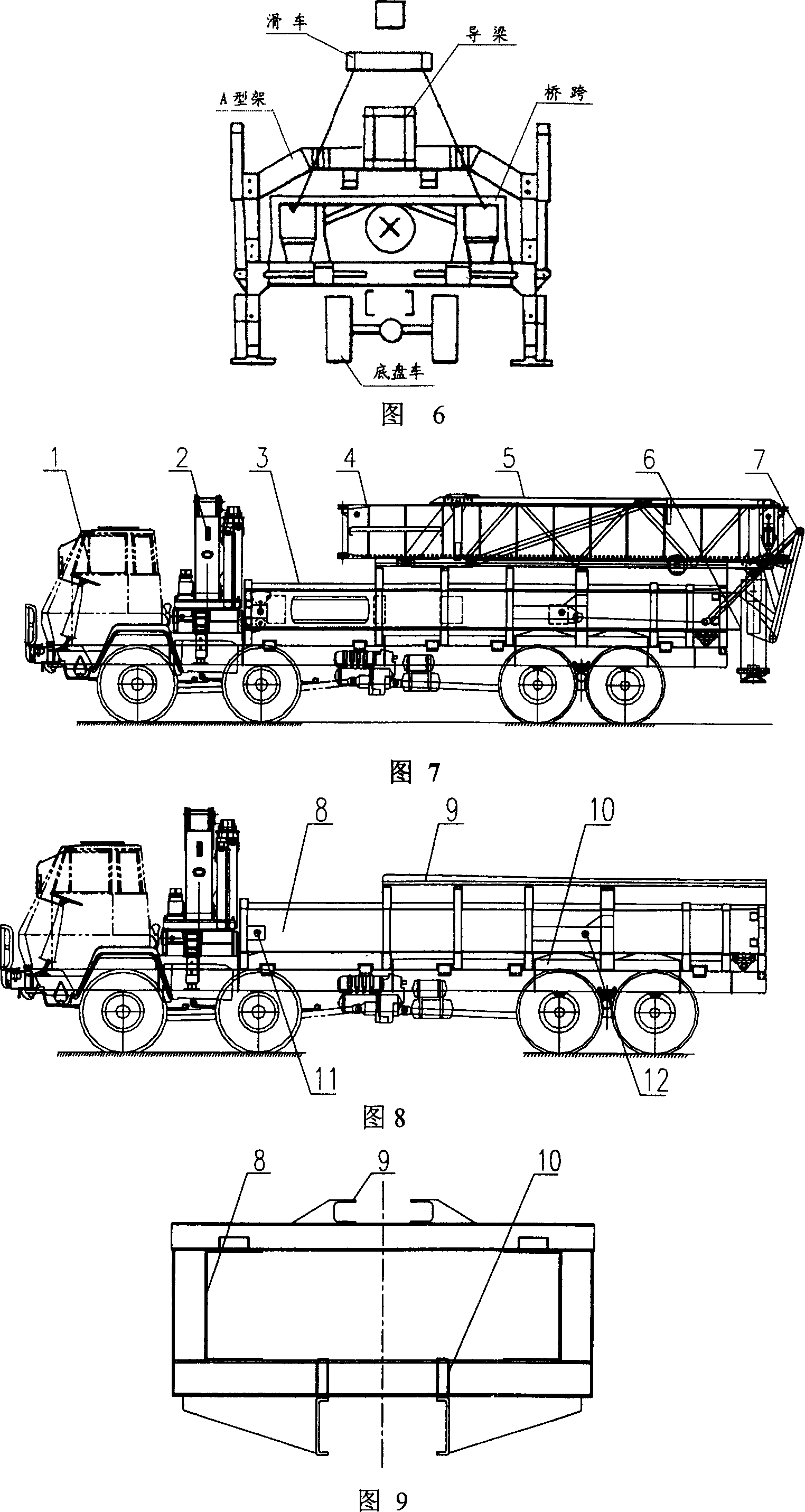 Longspan bridge erecting apparatus and erecting method thereof