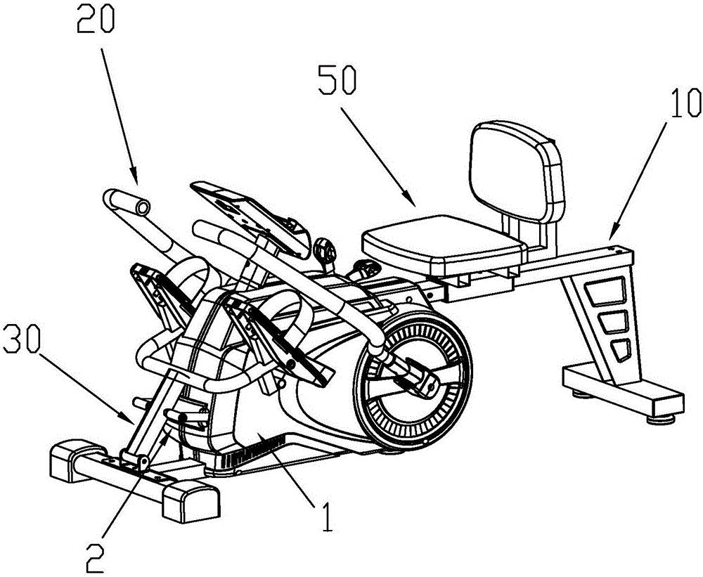 Fitness rowing machine