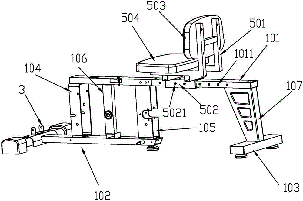 Fitness rowing machine