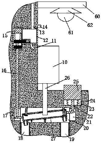 Novel organic fertilizer collecting device